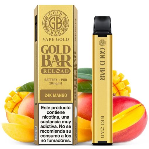 24K Mango Pod 2ml - Gold Bar + Reload Battery