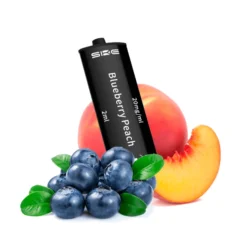 Blueberry Peach 20mg (Pack 4) - Ske Crystal 4 in 1 Prefilled Pod