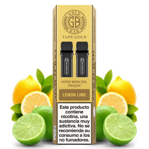 Gold Bar - Pod Lemon Lime 2ml (Pack 2)