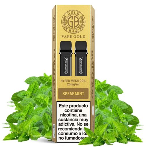 Gold Bar - Pod Spearmint 2ml (Pack 2)