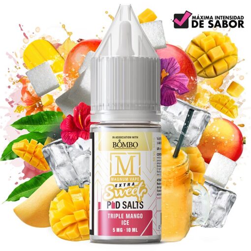 Magnum Vape Extra Sweet Pod Salts - Triple Mango Ice 10ml