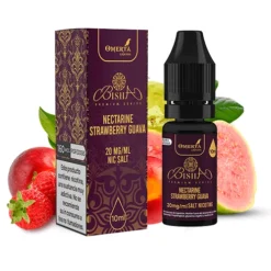 Nectarine Strawberry Guava 10ml - Omerta Bisha Salts