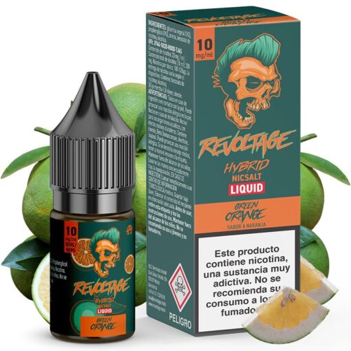 Revoltage Hybrid Nic Salts - Green Orange 10ml