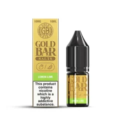 sales gold bar 10ml nic salts Lemon Lime