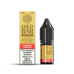 sales gold bar 10ml nic salts Strawberry Guava Kiwi