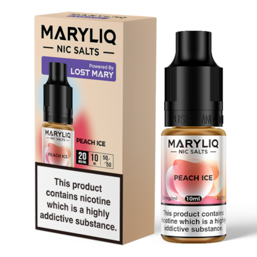 maryliq nic salts - peach ice