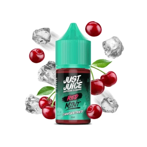 shortfill just juice mint range red mint 30ml