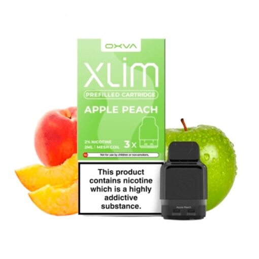 Apple Peach 20mg (Pack 3) - Oxva Xlim Cartucho Precargado