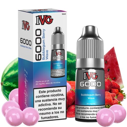 IVG 6000 - Bubblegum Berry Wave