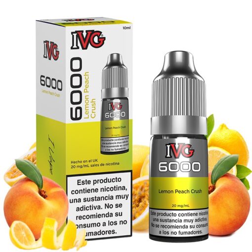 IVG 6000 - Lemon Peach Crush 10ml