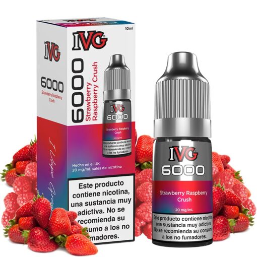 IVG 6000 - Strawberry Raspberry Crush 10ml