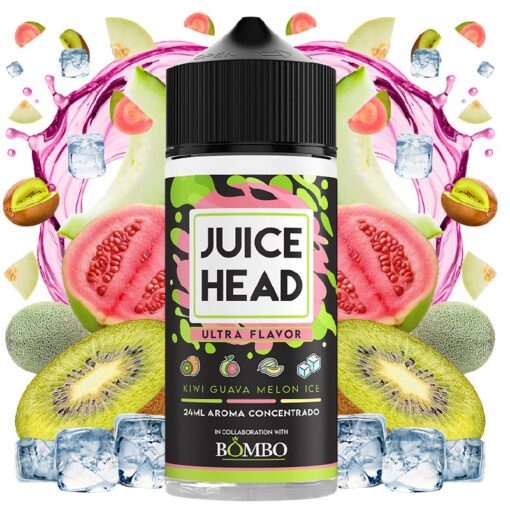 Juice Head & Bombo - Aroma Kiwi Guava Melon Ice 24ml (Longfill)