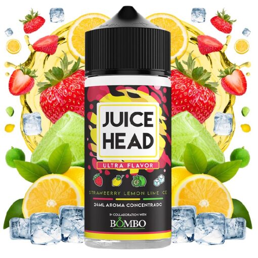 Juice Head & Bombo - Aroma Strawberry Lemon Lime Ice 24ml (Longfill)