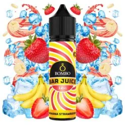 Bombo Bar Juice - Aroma Banana Strawberry Ice 12ml (Longfill)