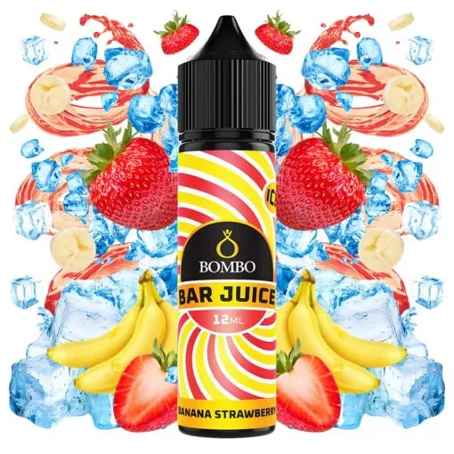 Bombo Bar Juice - Aroma Banana Strawberry Ice 12ml (Longfill)