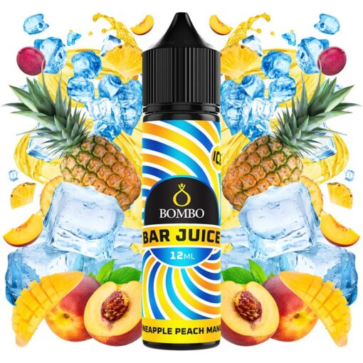 Bombo Bar Juice - Aroma Pineapple Peach Mango Ice 12ml (Longfill)