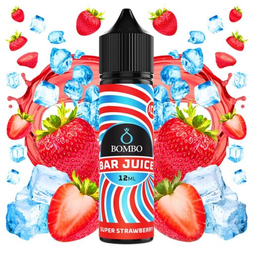 Bombo Bar Juice - Aroma Super Strawberry Ice 12ml (Longfill)