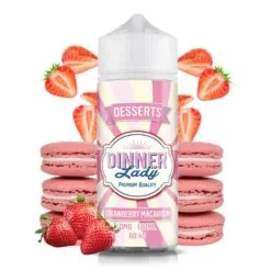 Dinner Lady - Strawberry Macaroon 100ml