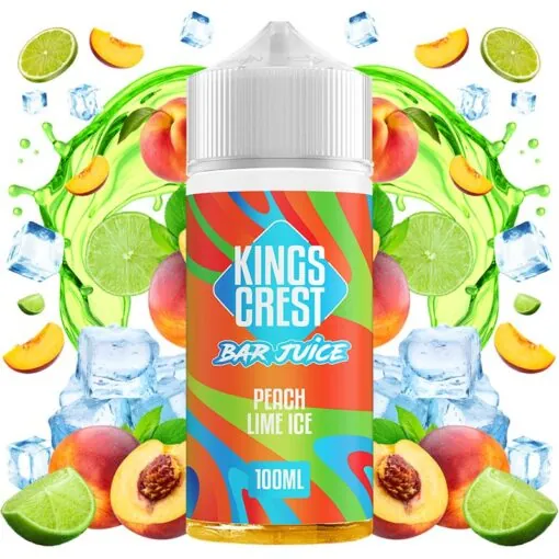 Kings Crest Bar Juice - Peach Lime Ice 100ml