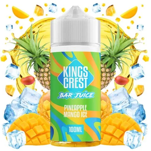 Kings Crest Bar Juice - Pineapple Mango Ice 100ml