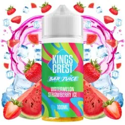 Kings Crest Bar Juice - Watermelon Strawberry Ice 100ml