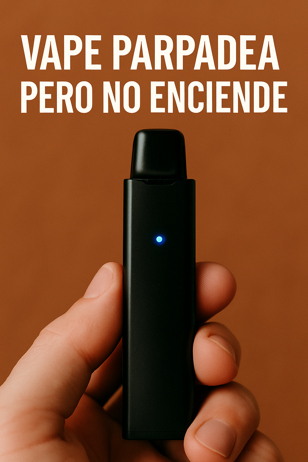 vaper parpadea pero no enciende